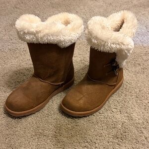 Magellan Brown Faux Fur Lined Boots